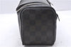 Authentic Louis Vuitton Damier Graphite Toiletry Pouch N47625 LV 2726E