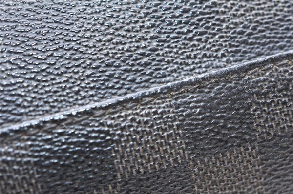 Authentic Louis Vuitton Damier Graphite Toiletry Pouch N47625 LV 2726E