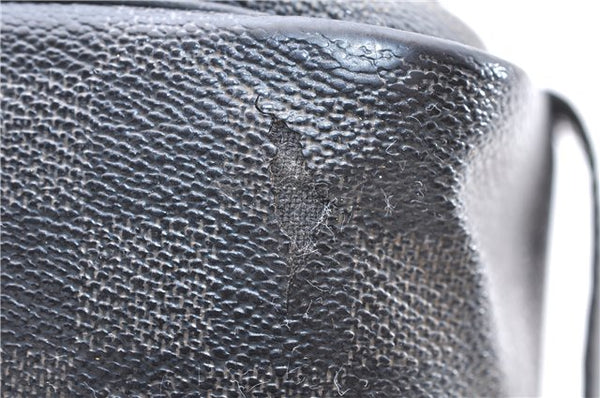 Authentic Louis Vuitton Damier Graphite Toiletry Pouch N47625 LV 2726E