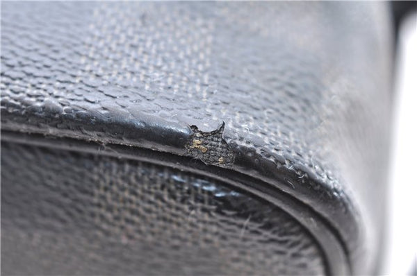 Authentic Louis Vuitton Damier Graphite Toiletry Pouch N47625 LV 2726E