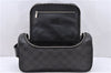 Authentic Louis Vuitton Damier Graphite Toiletry Pouch N47625 LV 2726E