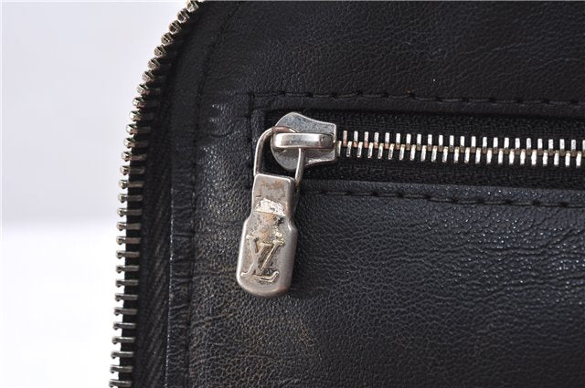 Authentic Louis Vuitton Damier Graphite Toiletry Pouch N47625 LV 2726E