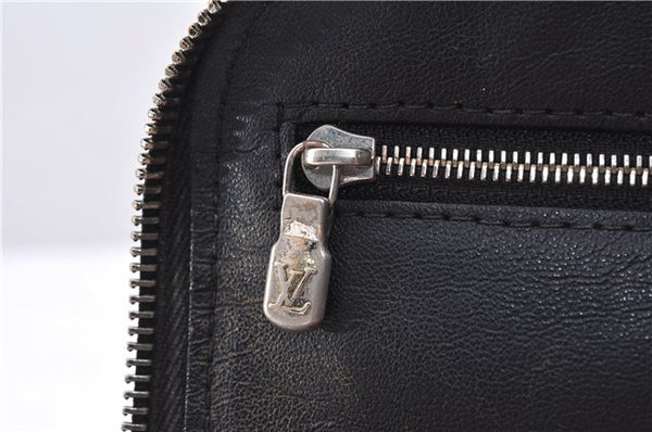 Authentic Louis Vuitton Damier Graphite Toiletry Pouch N47625 LV 2726E