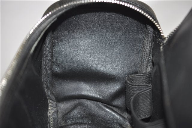 Authentic Louis Vuitton Damier Graphite Toiletry Pouch N47625 LV 2726E