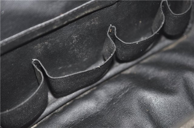 Authentic Louis Vuitton Damier Graphite Toiletry Pouch N47625 LV 2726E