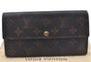 Auth Louis Vuitton Monogram Pochette Porte Monnaie Credit Wallet M61726 LV 2726F