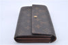 Auth Louis Vuitton Monogram Pochette Porte Monnaie Credit Wallet M61726 LV 2726F