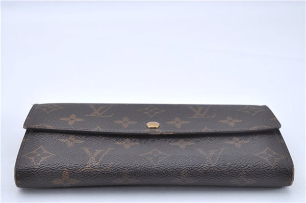 Auth Louis Vuitton Monogram Pochette Porte Monnaie Credit Wallet M61726 LV 2726F