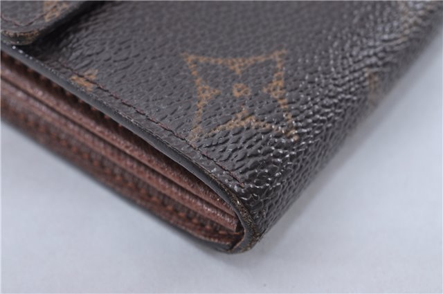 Auth Louis Vuitton Monogram Pochette Porte Monnaie Credit Wallet M61726 LV 2726F