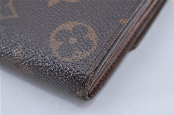 Auth Louis Vuitton Monogram Pochette Porte Monnaie Credit Wallet M61726 LV 2726F