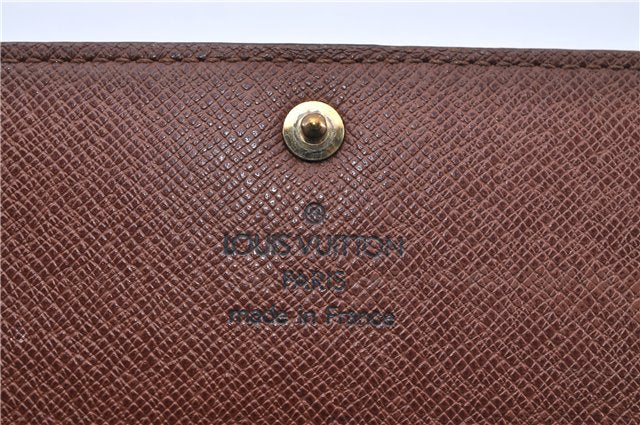 Auth Louis Vuitton Monogram Pochette Porte Monnaie Credit Wallet M61726 LV 2726F