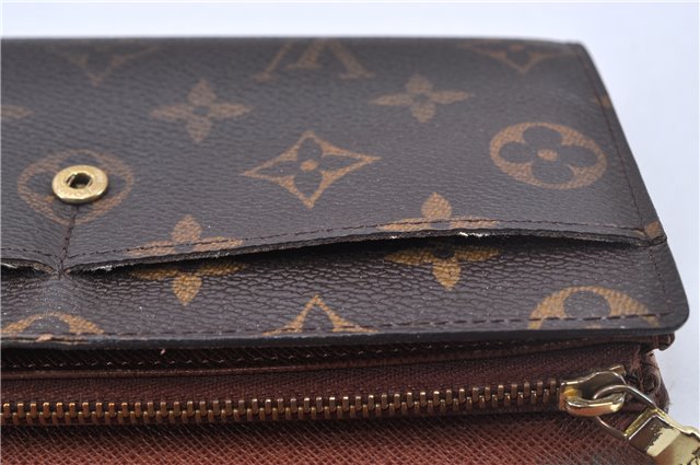 Auth Louis Vuitton Monogram Pochette Porte Monnaie Credit Wallet M61726 LV 2726F