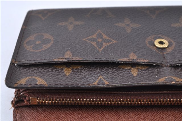 Auth Louis Vuitton Monogram Pochette Porte Monnaie Credit Wallet M61726 LV 2726F