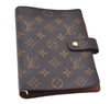 Authentic Louis Vuitton Monogram Agenda MM Notebook Cover R20004 LV 2727F