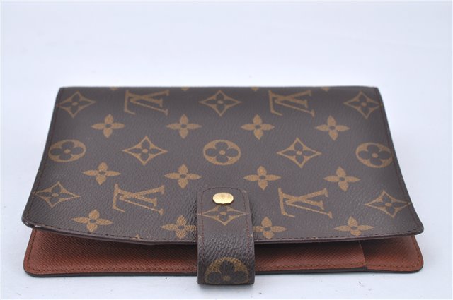 Authentic Louis Vuitton Monogram Agenda MM Notebook Cover R20004 LV 2727F
