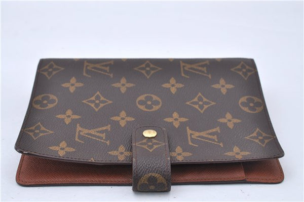 Authentic Louis Vuitton Monogram Agenda MM Notebook Cover R20004 LV 2727F
