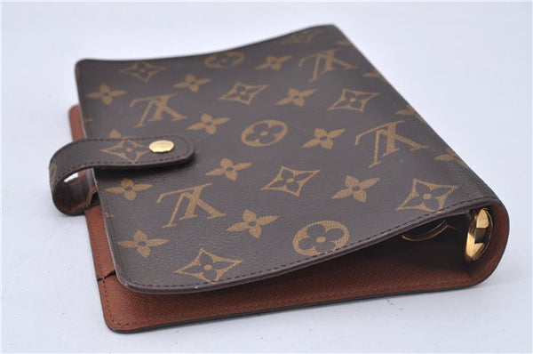 Authentic Louis Vuitton Monogram Agenda MM Notebook Cover R20004 LV 2727F
