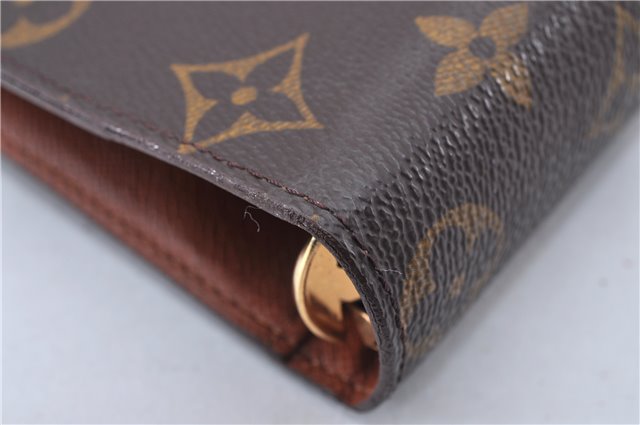 Authentic Louis Vuitton Monogram Agenda MM Notebook Cover R20004 LV 2727F
