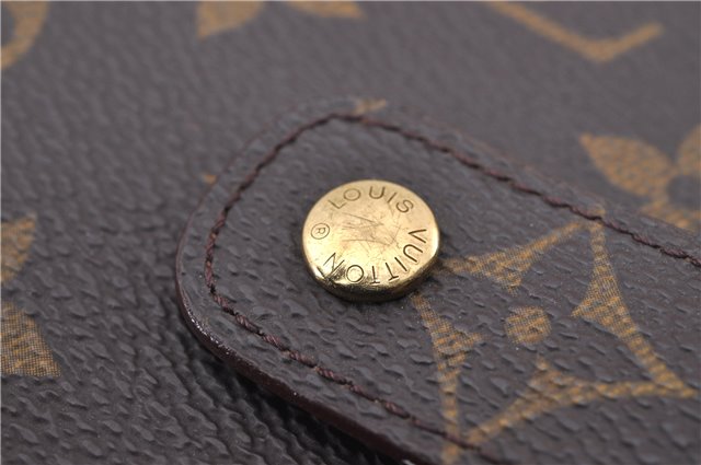 Authentic Louis Vuitton Monogram Agenda MM Notebook Cover R20004 LV 2727F