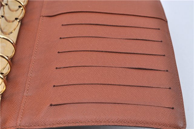 Authentic Louis Vuitton Monogram Agenda MM Notebook Cover R20004 LV 2727F