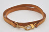 Authentic Louis Vuitton Leather Shoulder Strap Beige 39.8" LV 2727I