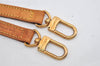 Authentic Louis Vuitton Leather Shoulder Strap Beige 39.8" LV 2727I