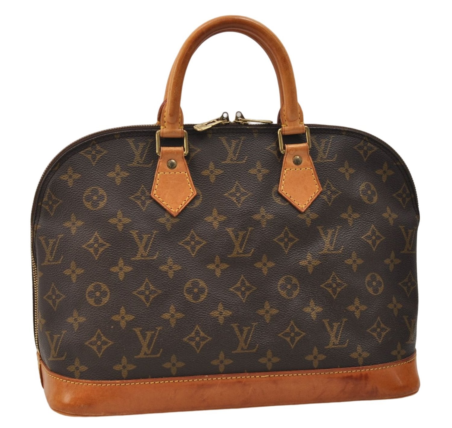 Authentic Louis Vuitton Monogram Alma Hand Bag M51130 LV 2728E