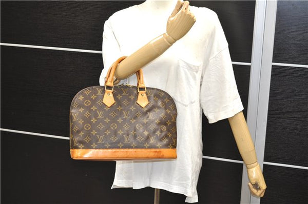 Authentic Louis Vuitton Monogram Alma Hand Bag M51130 LV 2728E