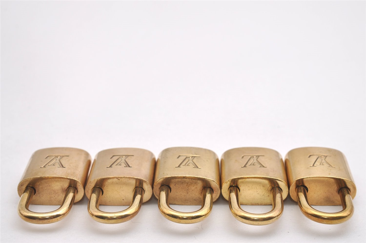 Authentic Louis Vuitton Padlock Gold 10Set LV 2728I