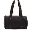 Authentic FENDI Nylon Leather Shoulder Hand Bag Purse Black Junk 2731I