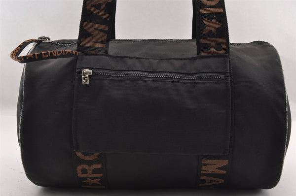 Authentic FENDI Nylon Leather Shoulder Hand Bag Purse Black Junk 2731I