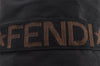Authentic FENDI Nylon Leather Shoulder Hand Bag Purse Black Junk 2731I