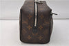 Auth Louis Vuitton Monogram Macassar Trousse Toilet Clutch Bag M40378 LV 2732E