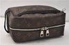 Auth Louis Vuitton Monogram Macassar Trousse Toilet Clutch Bag M40378 LV 2732E