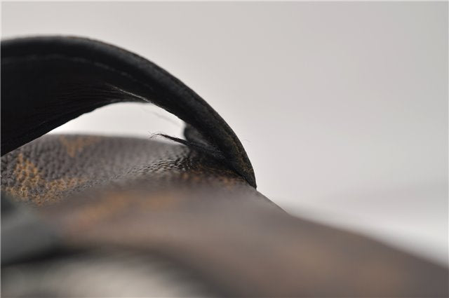 Auth Louis Vuitton Monogram Macassar Trousse Toilet Clutch Bag M40378 LV 2732E