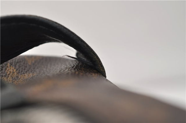 Auth Louis Vuitton Monogram Macassar Trousse Toilet Clutch Bag M40378 LV 2732E