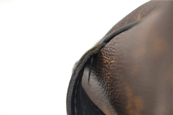 Auth Louis Vuitton Monogram Macassar Trousse Toilet Clutch Bag M40378 LV 2732E