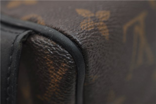 Auth Louis Vuitton Monogram Macassar Trousse Toilet Clutch Bag M40378 LV 2732E