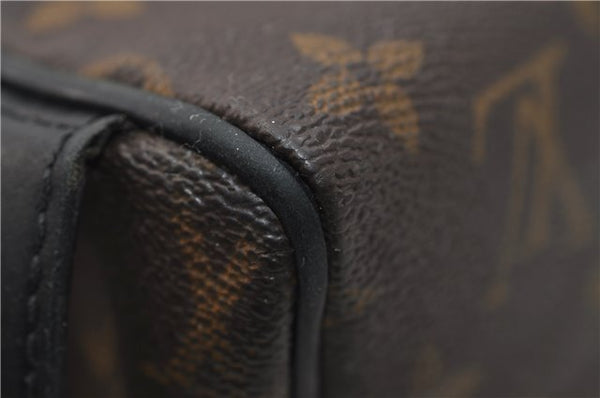 Auth Louis Vuitton Monogram Macassar Trousse Toilet Clutch Bag M40378 LV 2732E