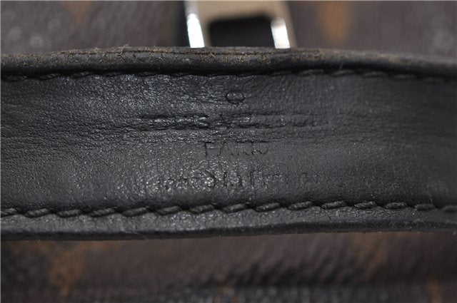 Auth Louis Vuitton Monogram Macassar Trousse Toilet Clutch Bag M40378 LV 2732E