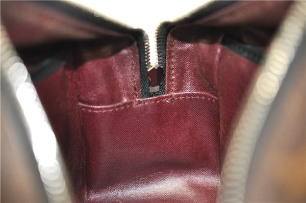 Auth Louis Vuitton Monogram Macassar Trousse Toilet Clutch Bag M40378 LV 2732E