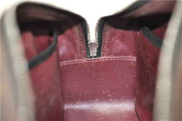 Auth Louis Vuitton Monogram Macassar Trousse Toilet Clutch Bag M40378 LV 2732E