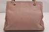 Authentic GUCCI Bamboo Shopper Small 2Way Hand Bag Leather 336032 Pink 2733I