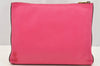 Authentic GUCCI Portfolio Clutch Hand Bag Purse Leather 500981 Pink 2734I