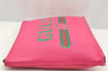 Authentic GUCCI Portfolio Clutch Hand Bag Purse Leather 500981 Pink 2734I