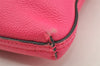 Authentic GUCCI Portfolio Clutch Hand Bag Purse Leather 500981 Pink 2734I