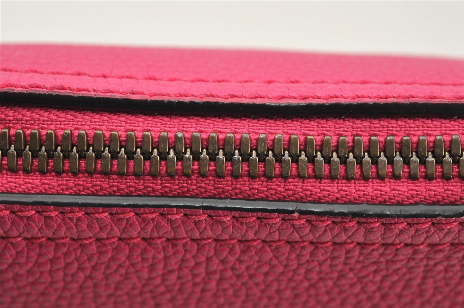 Authentic GUCCI Portfolio Clutch Hand Bag Purse Leather 500981 Pink 2734I