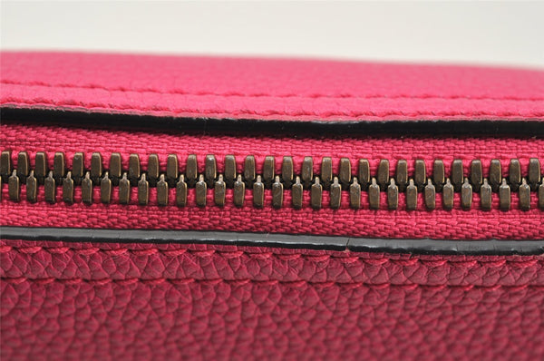 Authentic GUCCI Portfolio Clutch Hand Bag Purse Leather 500981 Pink 2734I