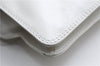 Authentic CHANEL Calf Skin CoCo Mark Shoulder Cross Body Bag Purse White 2735E