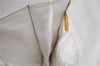 Authentic CHANEL Calf Skin CoCo Mark Shoulder Cross Body Bag Purse White 2735E